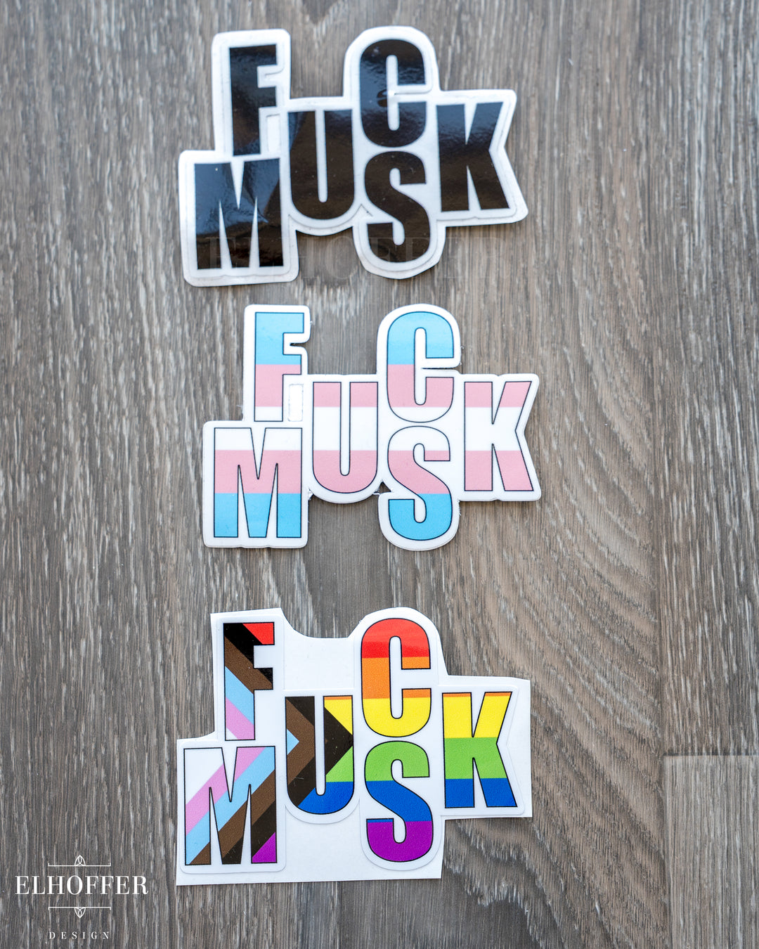 F*ck Musk Vinyl Sticker