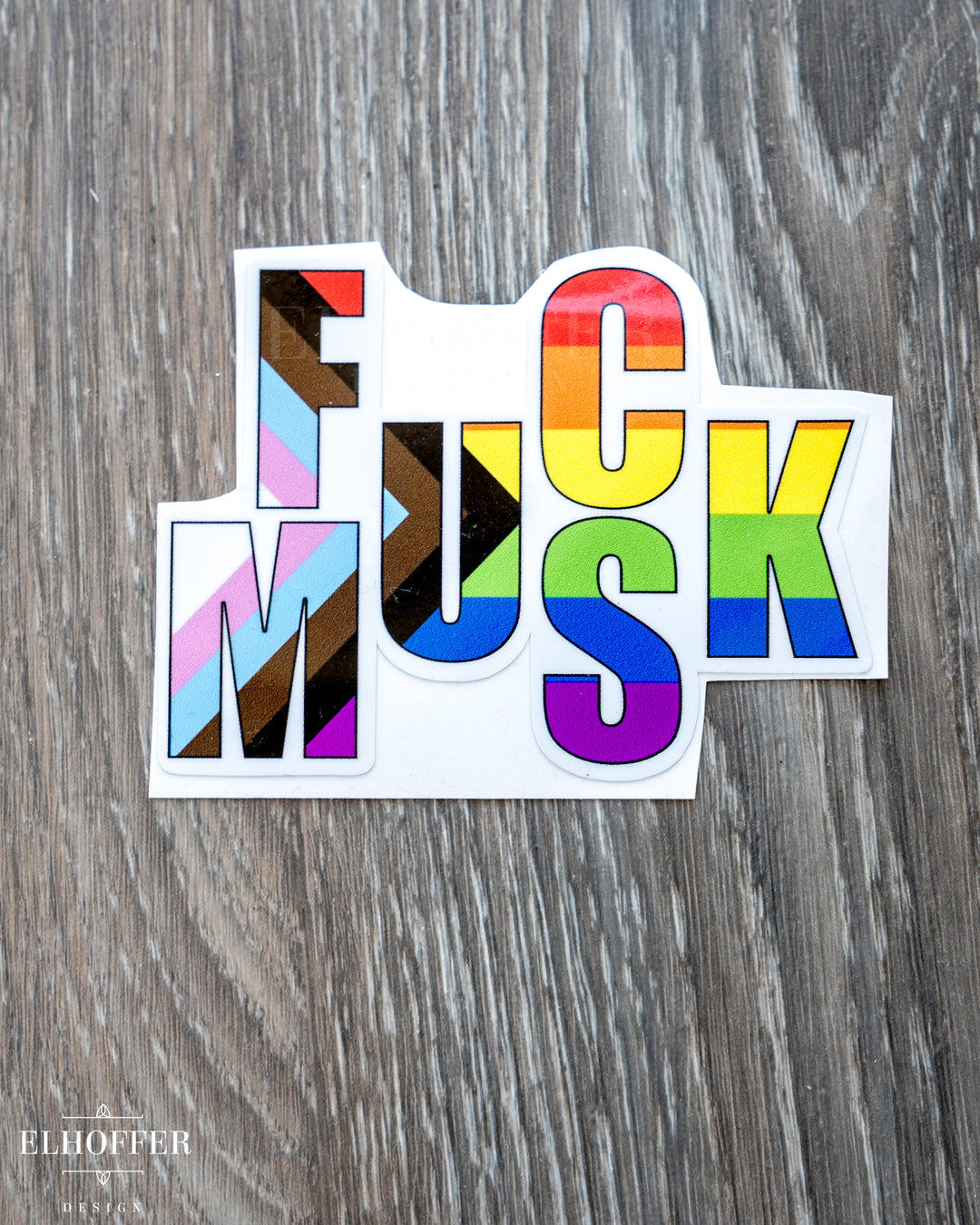 F*ck Musk Vinyl Sticker