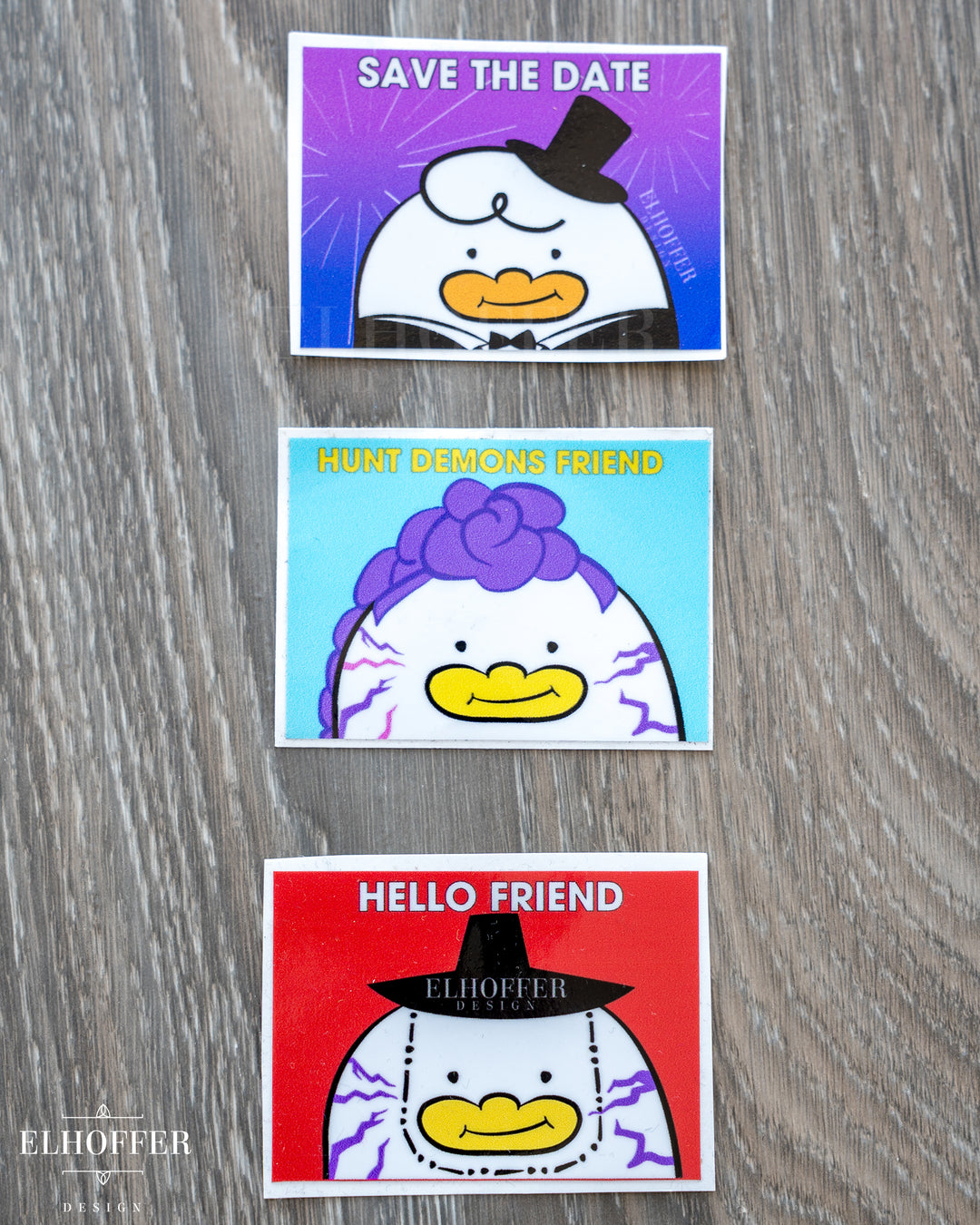 Hello Friends Vinyl Sticker Set