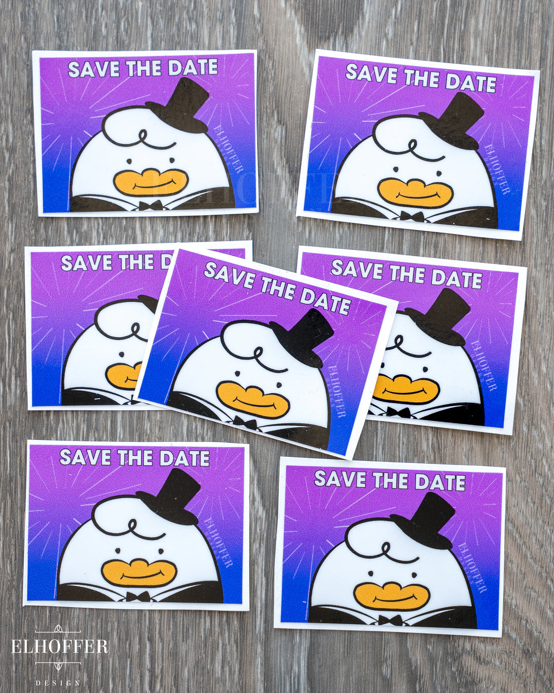 Save the Date Friend Vinyl Sticker