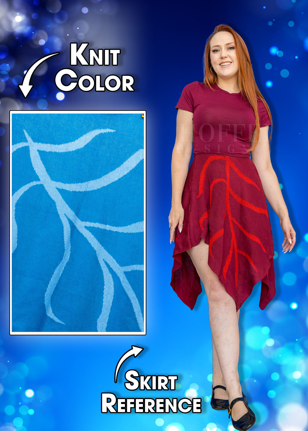 Customize Your Quest - Frosty Blue Leaf Knit