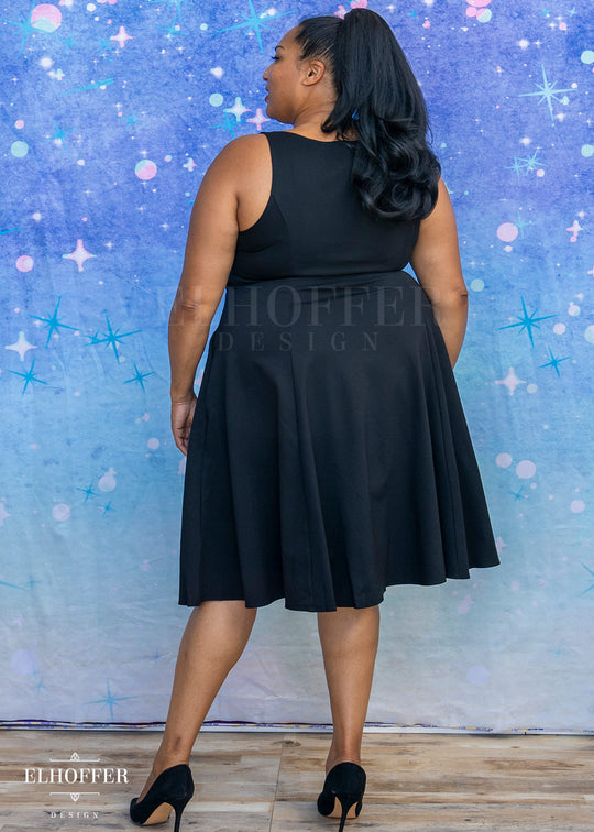 Essential Virgo Dress - Black Ponte