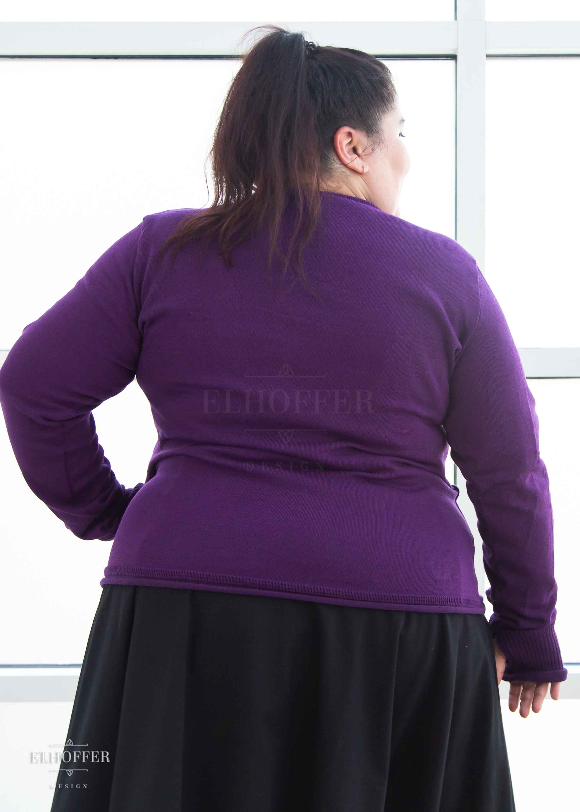 Essential Unisex Pullover Sweater - Sinister Purple