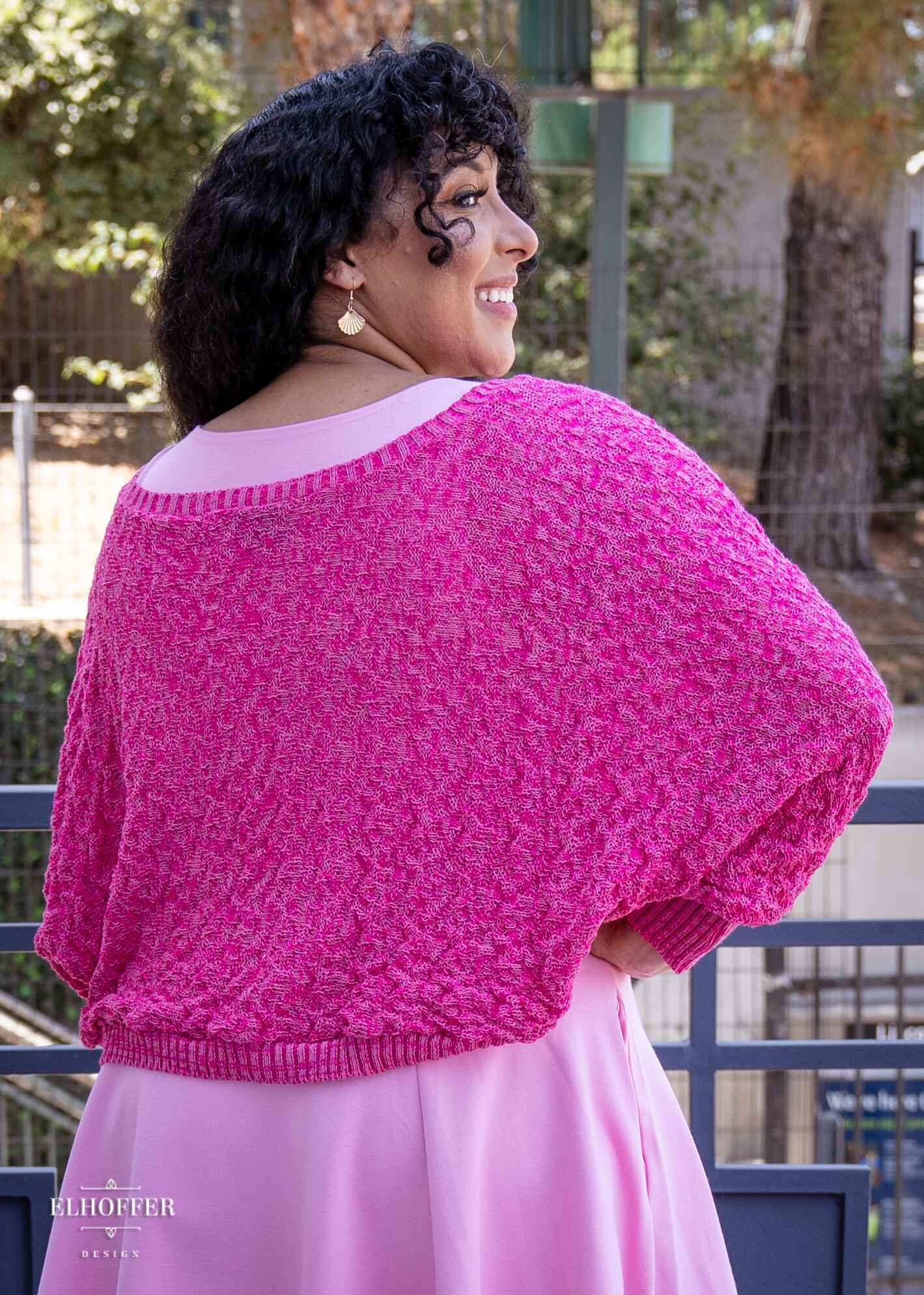 Essential Whitney Oversize Sweater - Pink