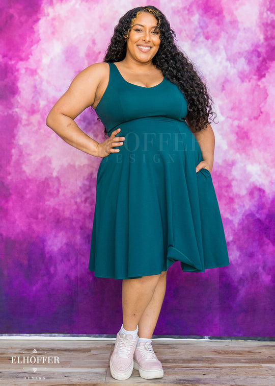 Essential Virgo Dress - Spruce Ponte