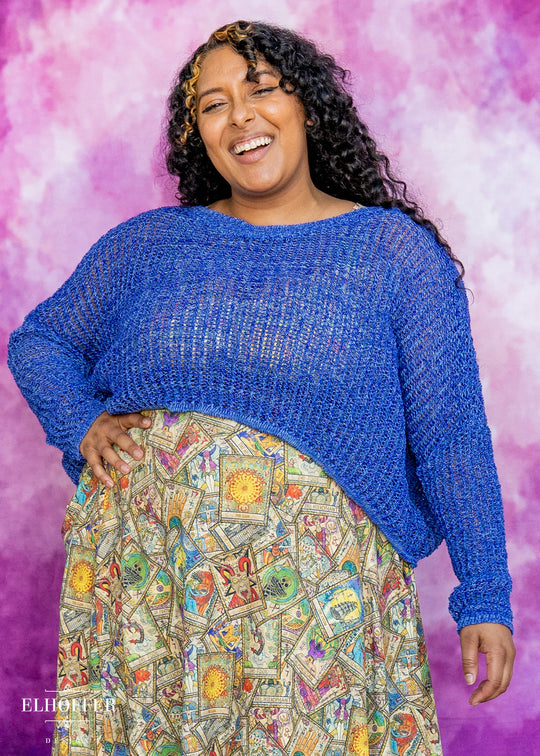 Essential Delirium Oversize Crop - Wild Blueberry