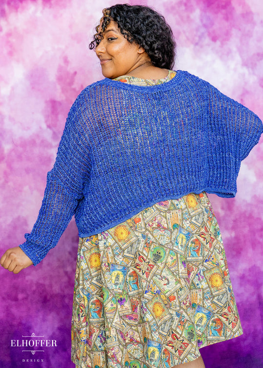 Essential Delirium Oversize Crop - Wild Blueberry