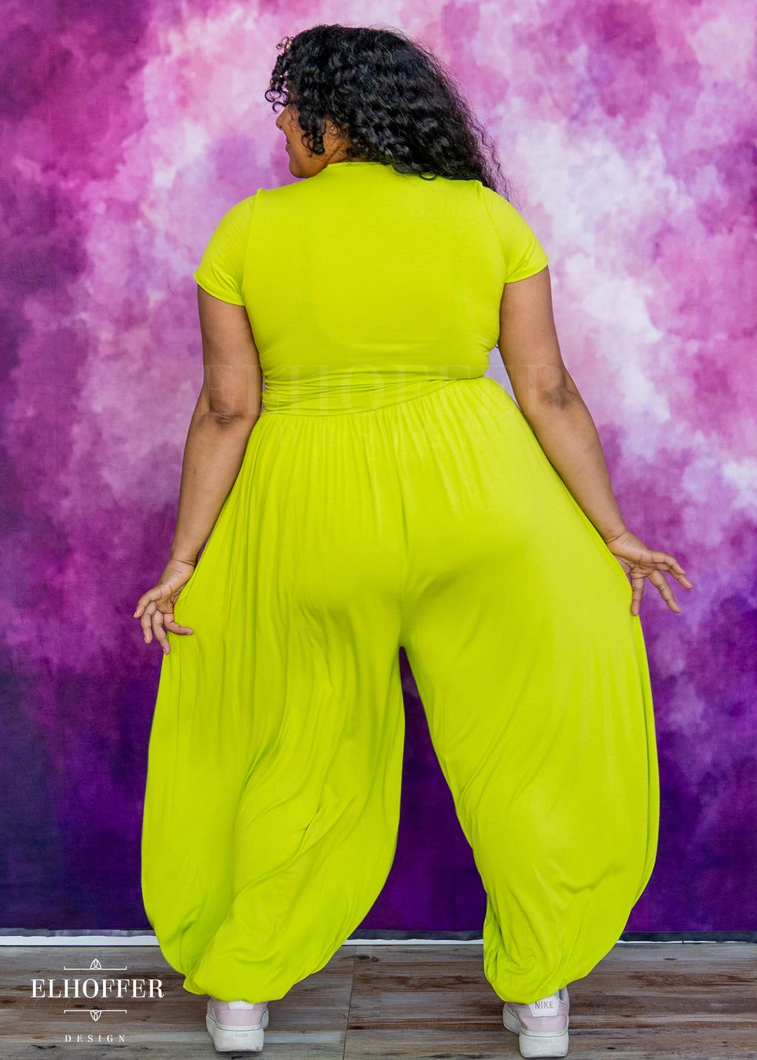 Essential Cozy Yasmin Pants - Chartreuse Spring