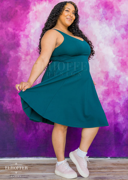 Essential Virgo Dress - Spruce Ponte