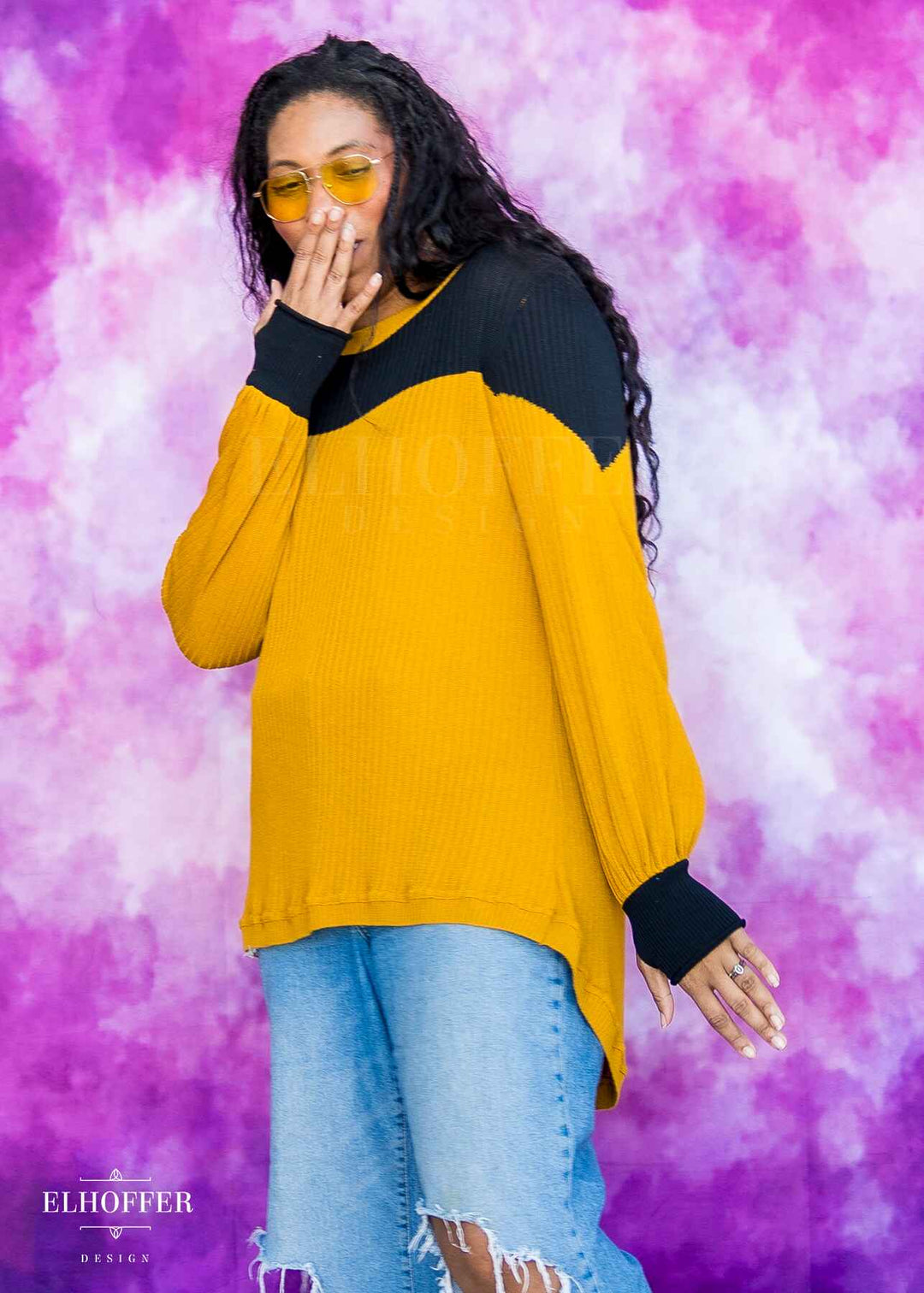 PREORDER - Interstellar Crew Oversize Sweater - Generational Gold