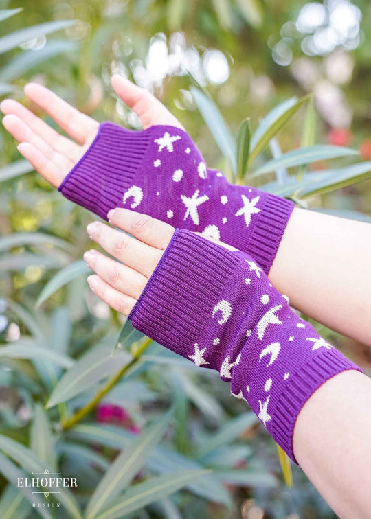 Starry Witch Fingerless Gloves