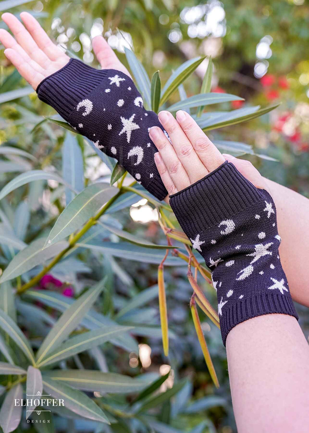 Starry Witch Fingerless Gloves