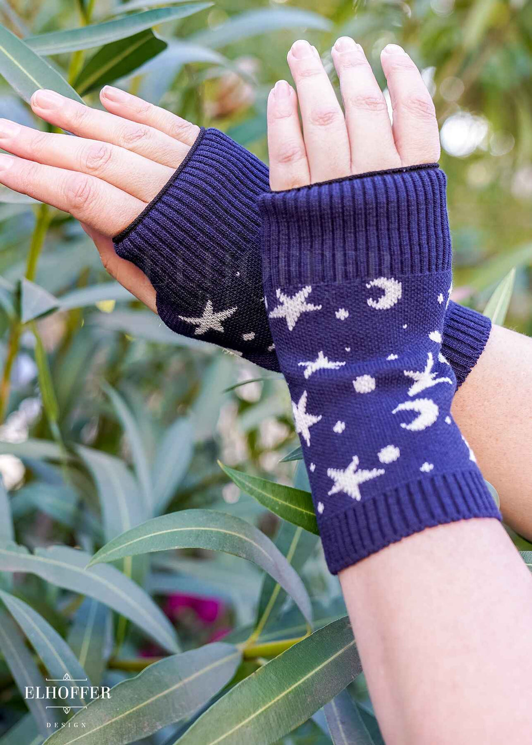 Starry Witch Fingerless Gloves