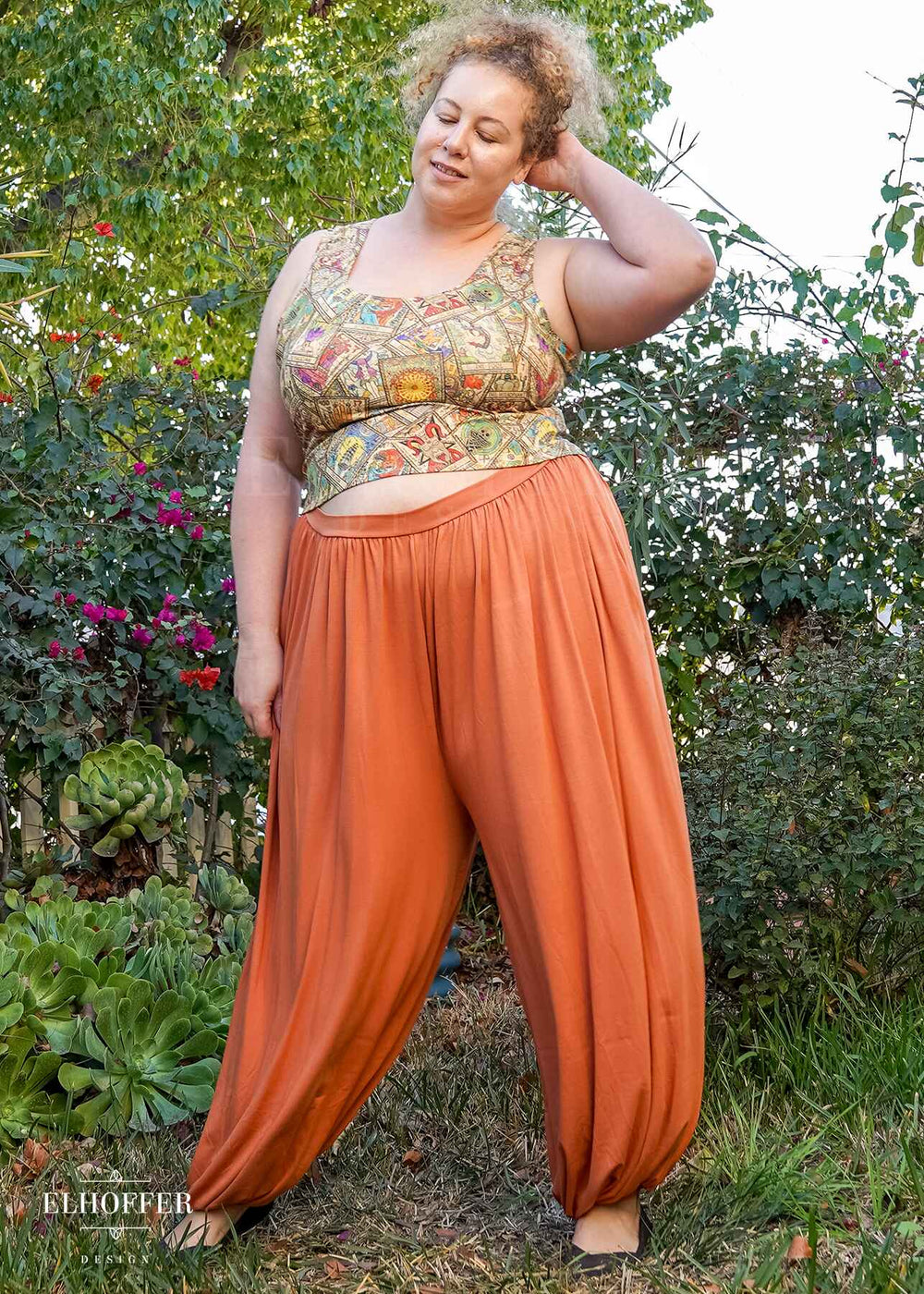 Essential Cozy Yasmin Pants - Dusty Rust Bottoms