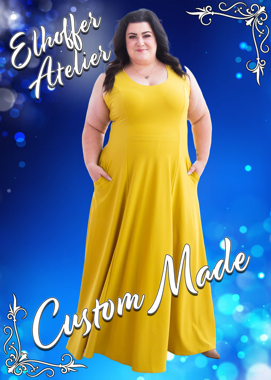 Elhoffer Atelier - Custom Scorpio Maxi Dress - Sleeveless - Made to Order