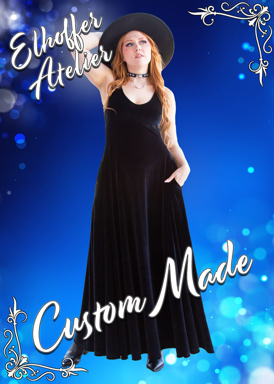 Elhoffer Atelier - Custom Aquarius Maxi Dress - Sleeveless - Made to Order