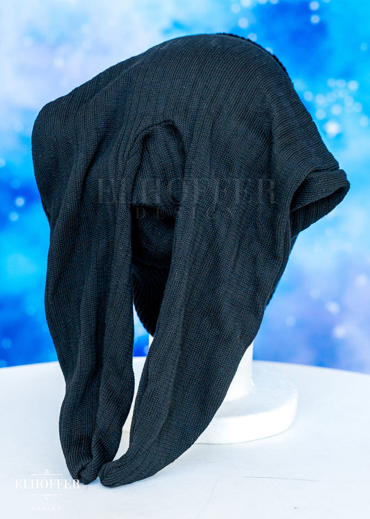 Lightweight Relaxed Fit Bunny Beanie - Bangtan Black