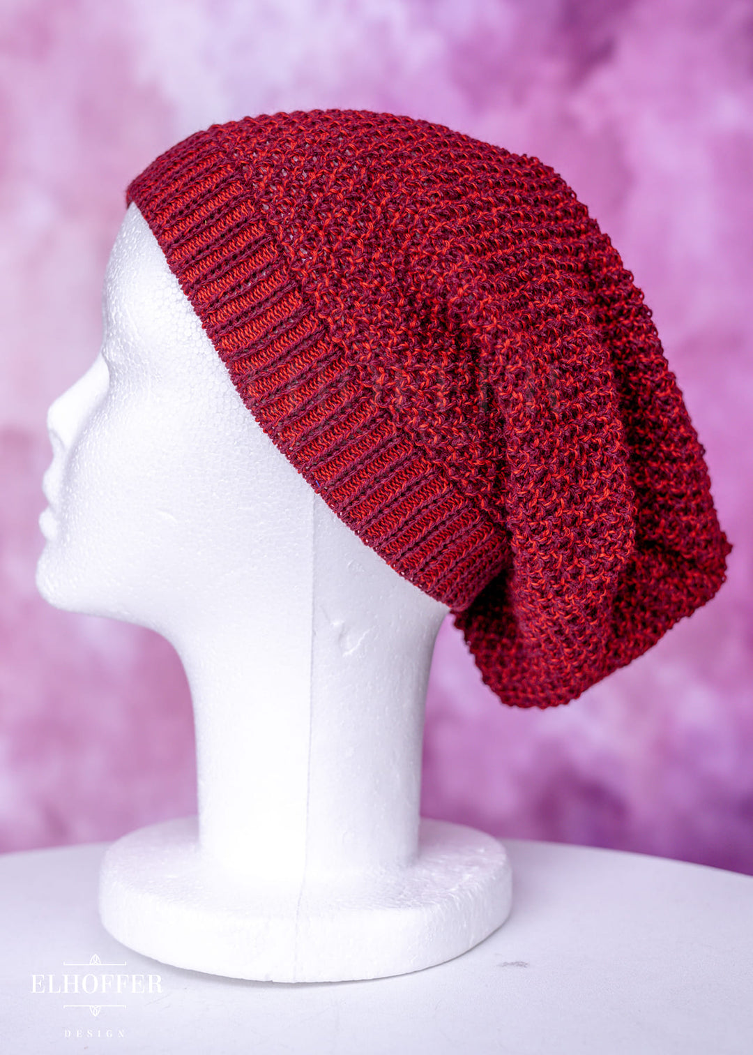 Fae Vamp Red Slouchie Beanie