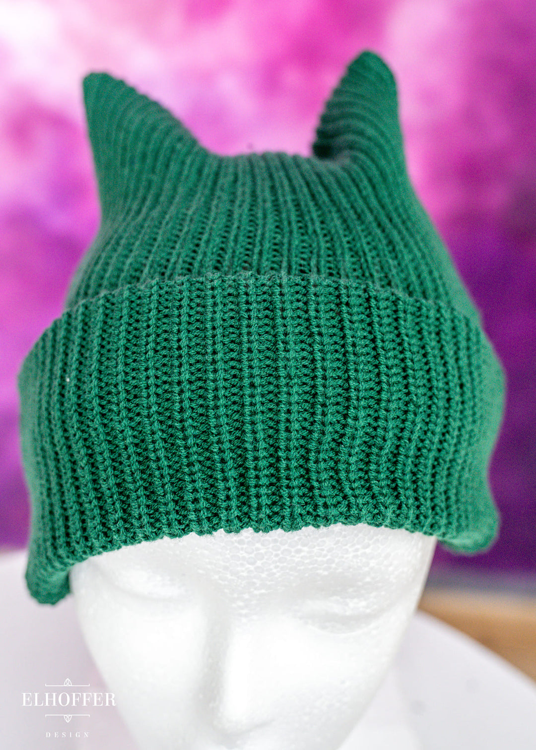 Sacred Princess Forest Green Cat Ear Beanie