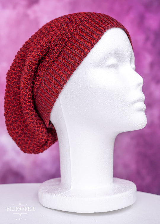 Fae Vamp Red Slouchie Beanie