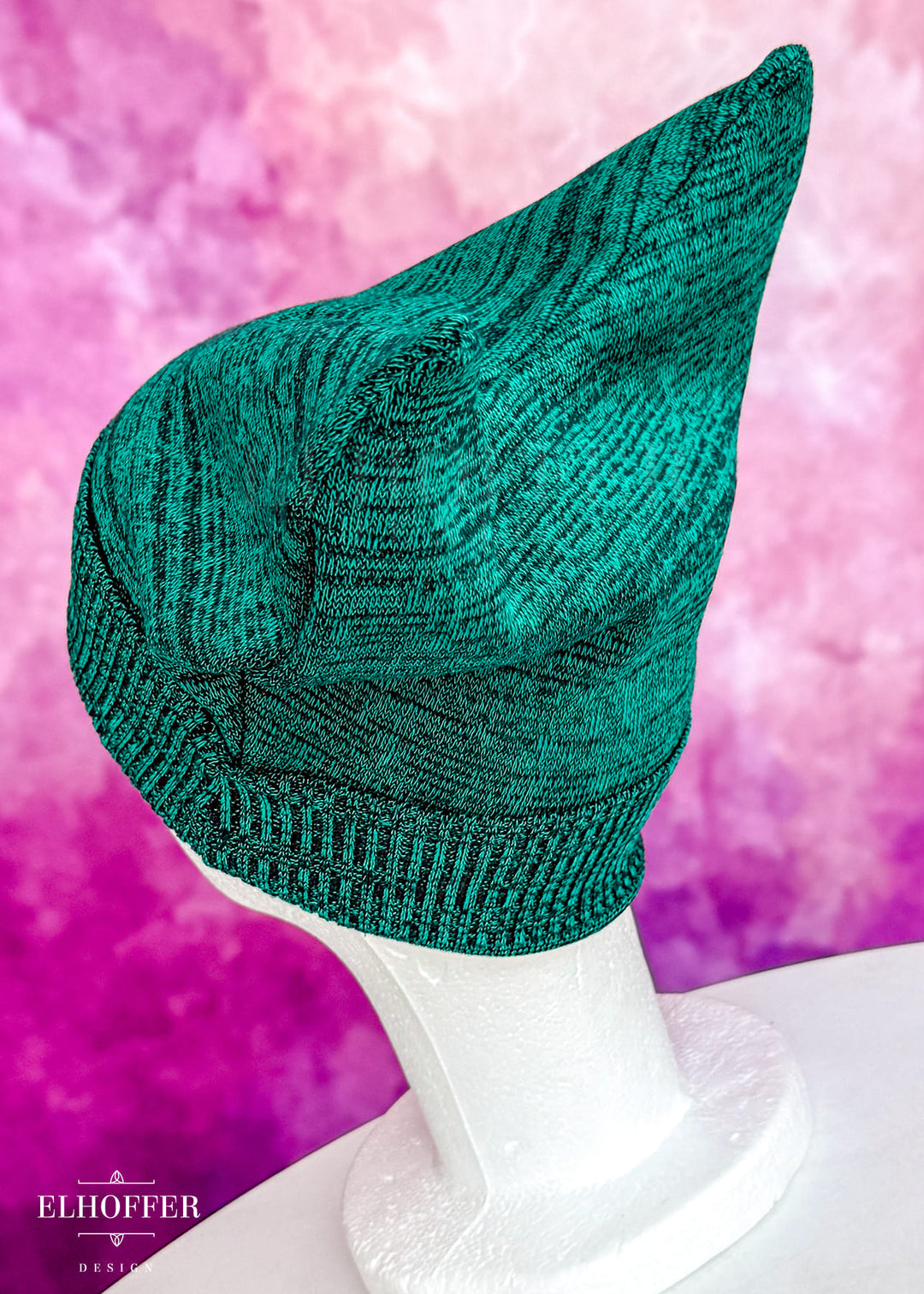 Green Diamonds Cat Ear Beanie