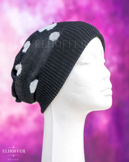 Handmade Inky Mush Knit Beanie