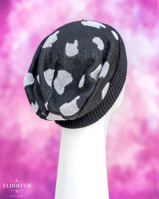 Handmade Inky Mush Knit Beanie