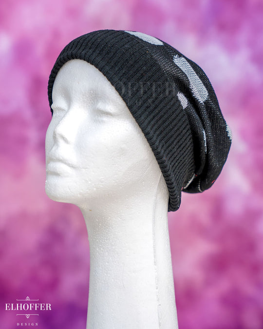 Handmade Inky Mush Knit Beanie