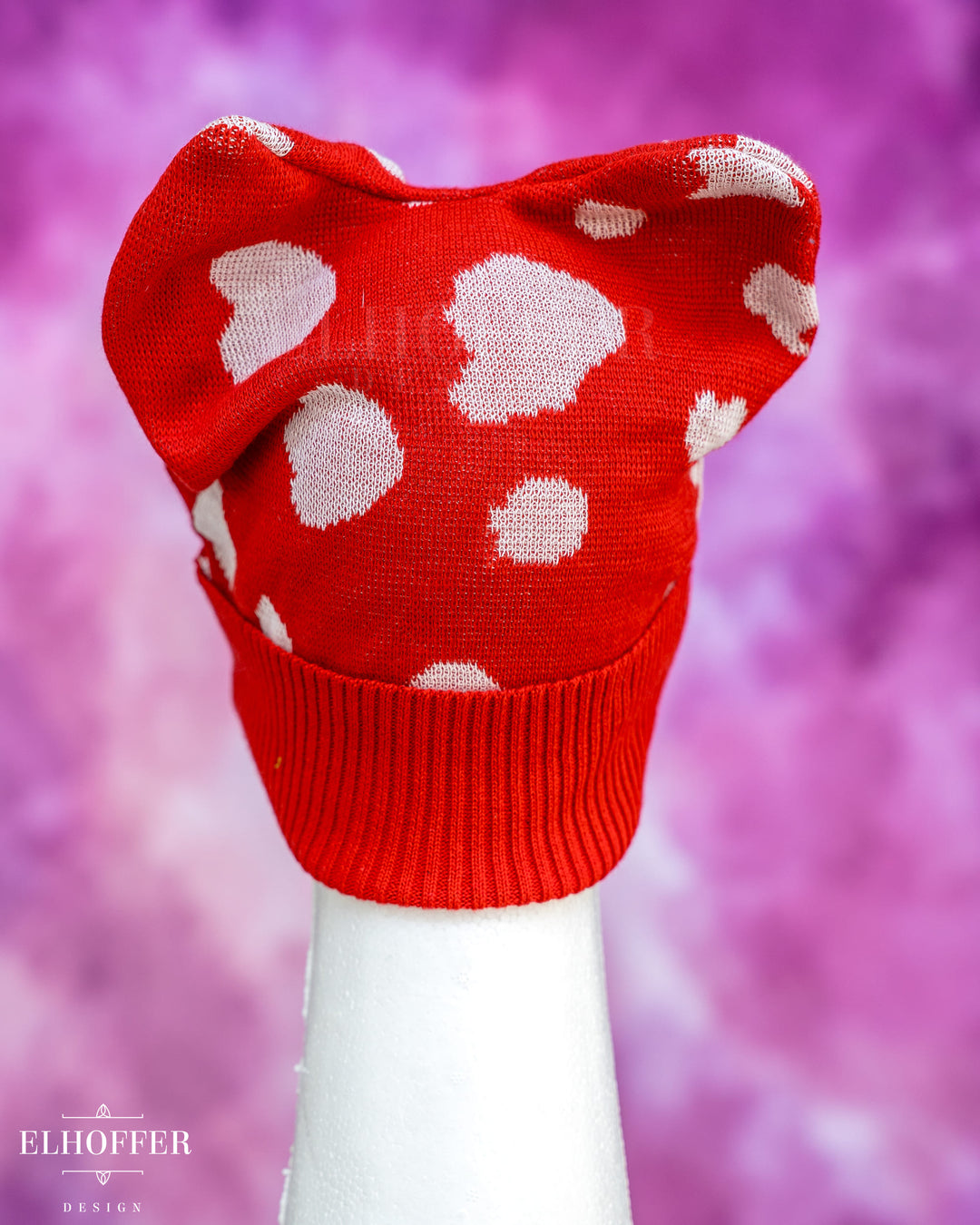 Handmade Mush Cat Ear Knit Beanie