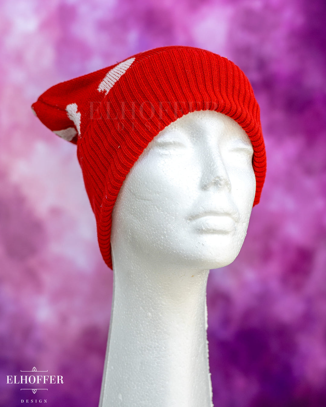Handmade Mush Cat Ear Knit Beanie