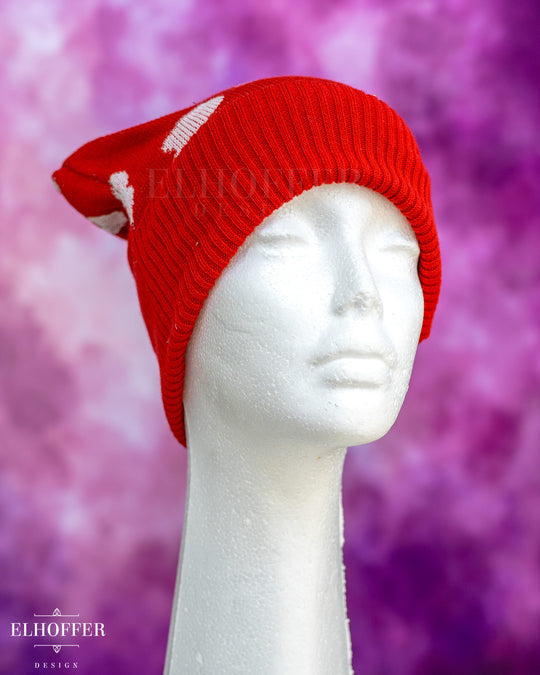Handmade Mush Cat Ear Knit Beanie