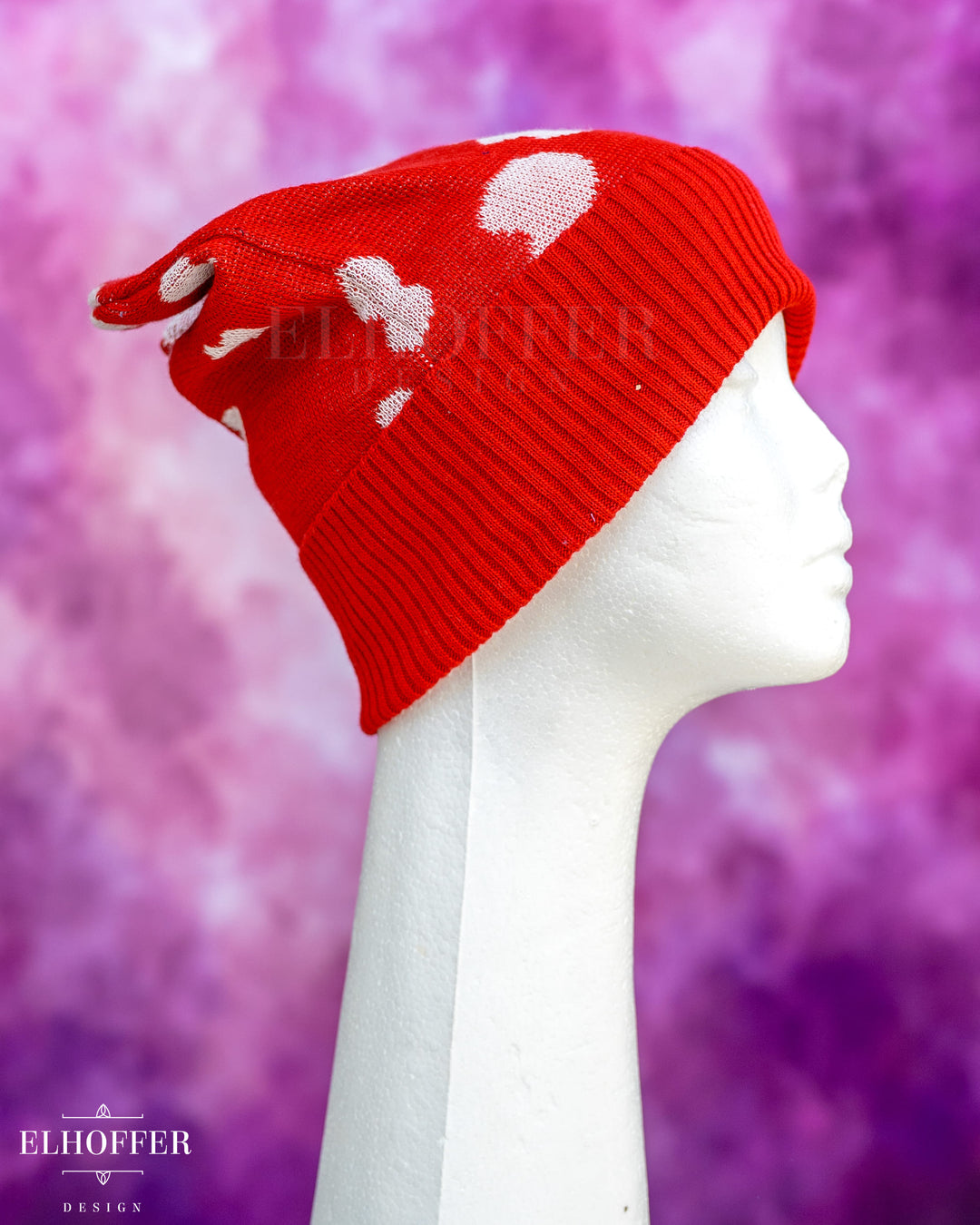 Handmade Mush Cat Ear Knit Beanie