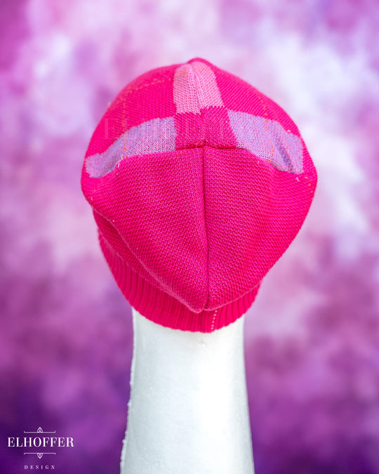 Handmade Baby Argyle Knit Beanie - Best On Tiny Heads