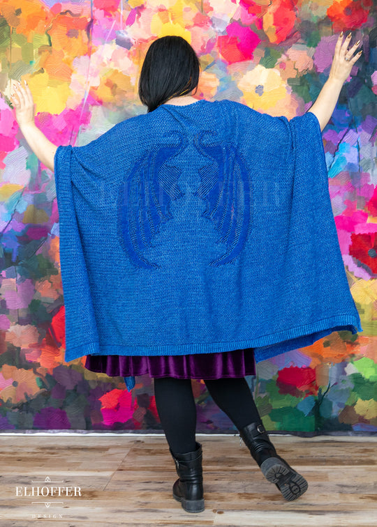 Fae of Night & Stars Knit Robe - Icy Blue