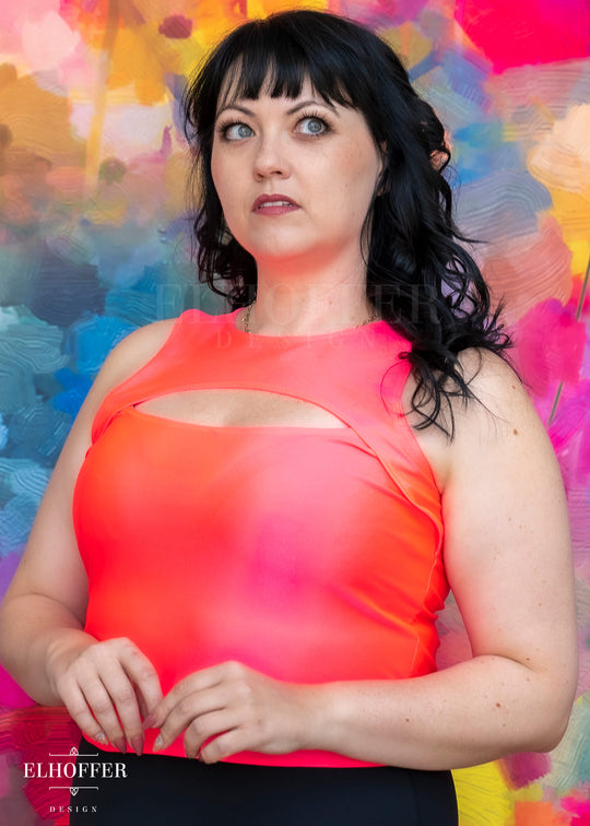 Essential Kara Top - Neon Pink