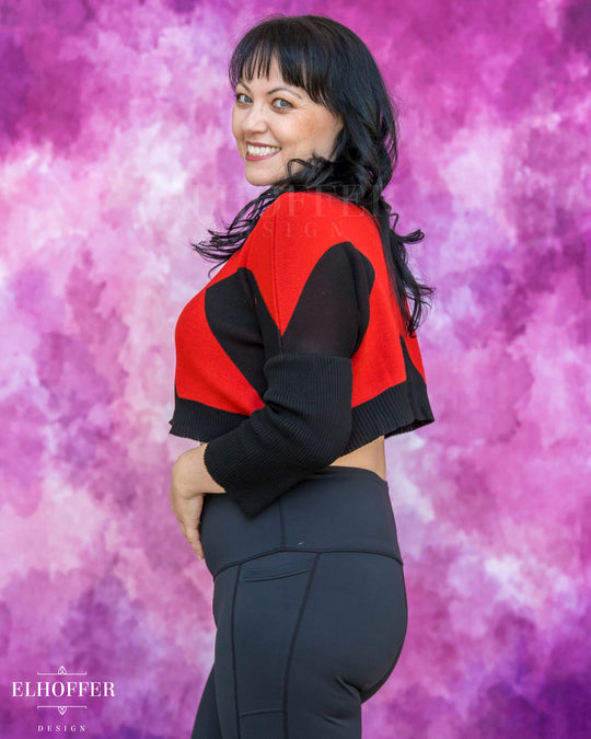 Marvelous Gifted Academy Crop - Xtreme Black - Made to Order