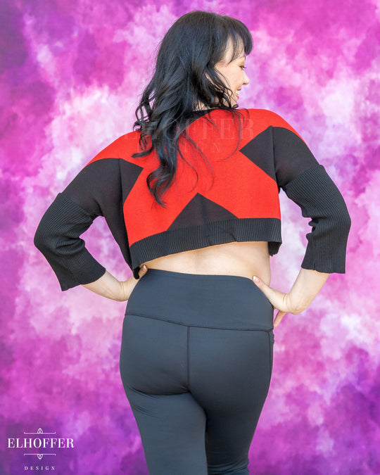 Marvelous Gifted Academy Crop - Xtreme Black - Made to Order