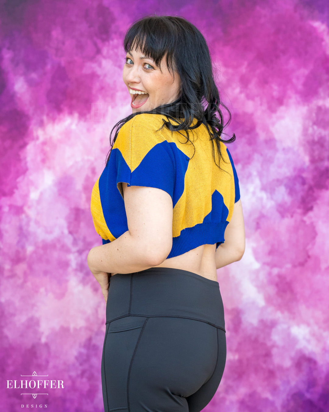 Marvelous Gifted Academy Crop - Astonishing Blue - Made to Order
