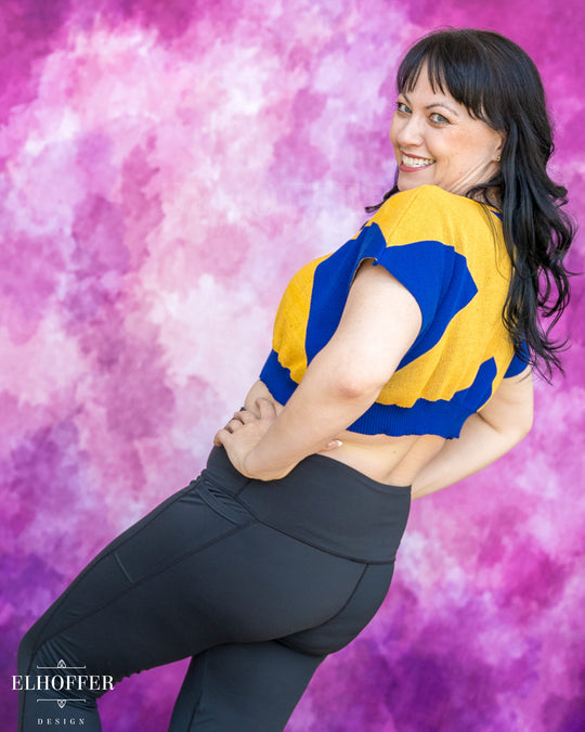 Marvelous Gifted Academy Crop - Astonishing Blue - Made to Order
