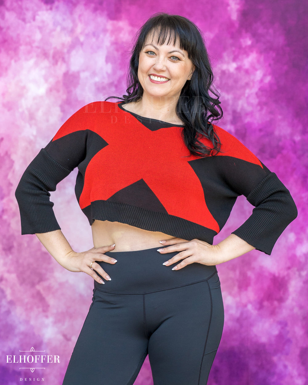 Marvelous Gifted Academy Crop - Xtreme Black - Made to Order