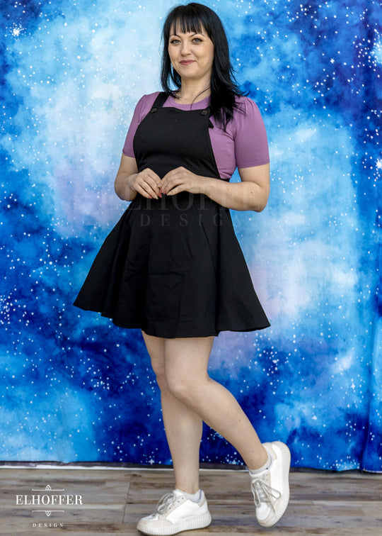 Essential Dorothy Pinafore - Black Ponte