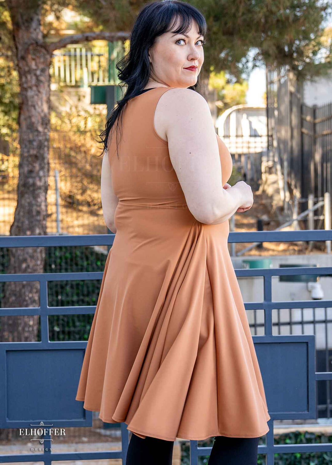 Essential Knee Length Dress - Toasted Marshmallow