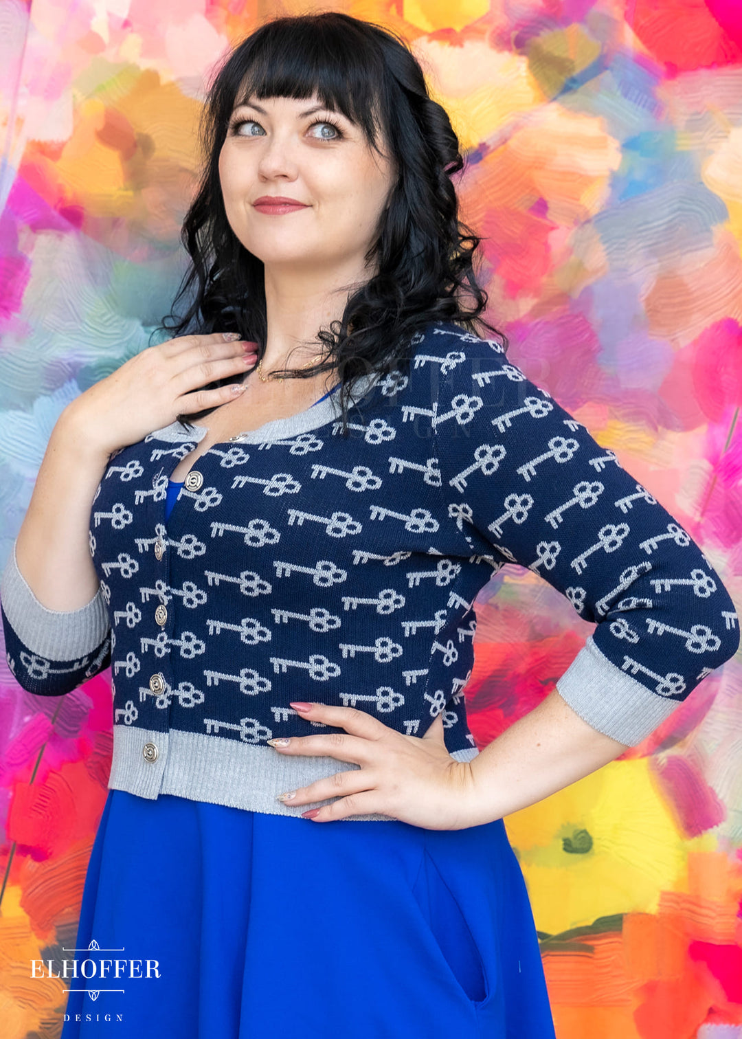 PREORDER - Death's Keys Cropped Cardi