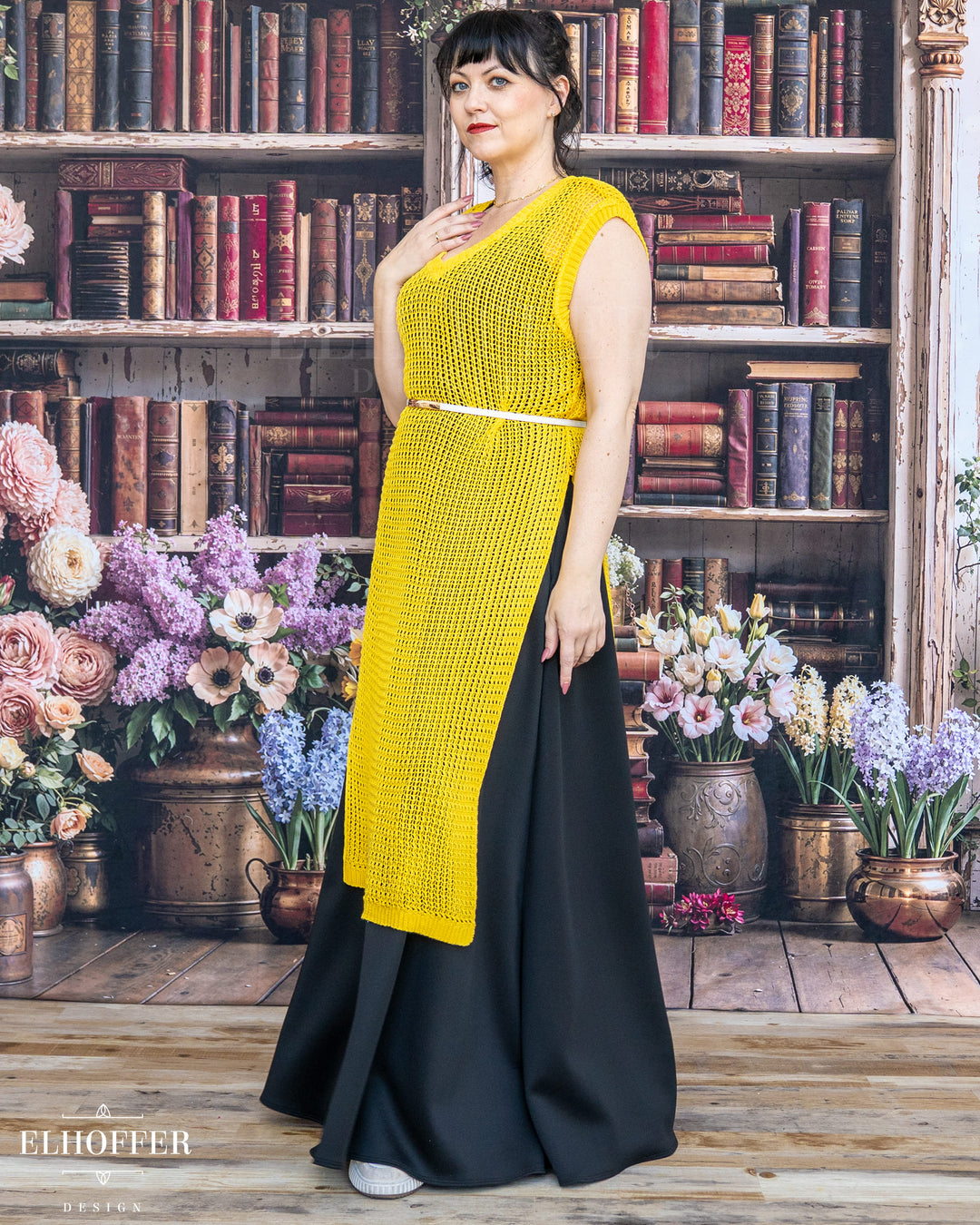 Essential Knight in Knitted Armor Tunic - Summerweight Sunshine Yellow