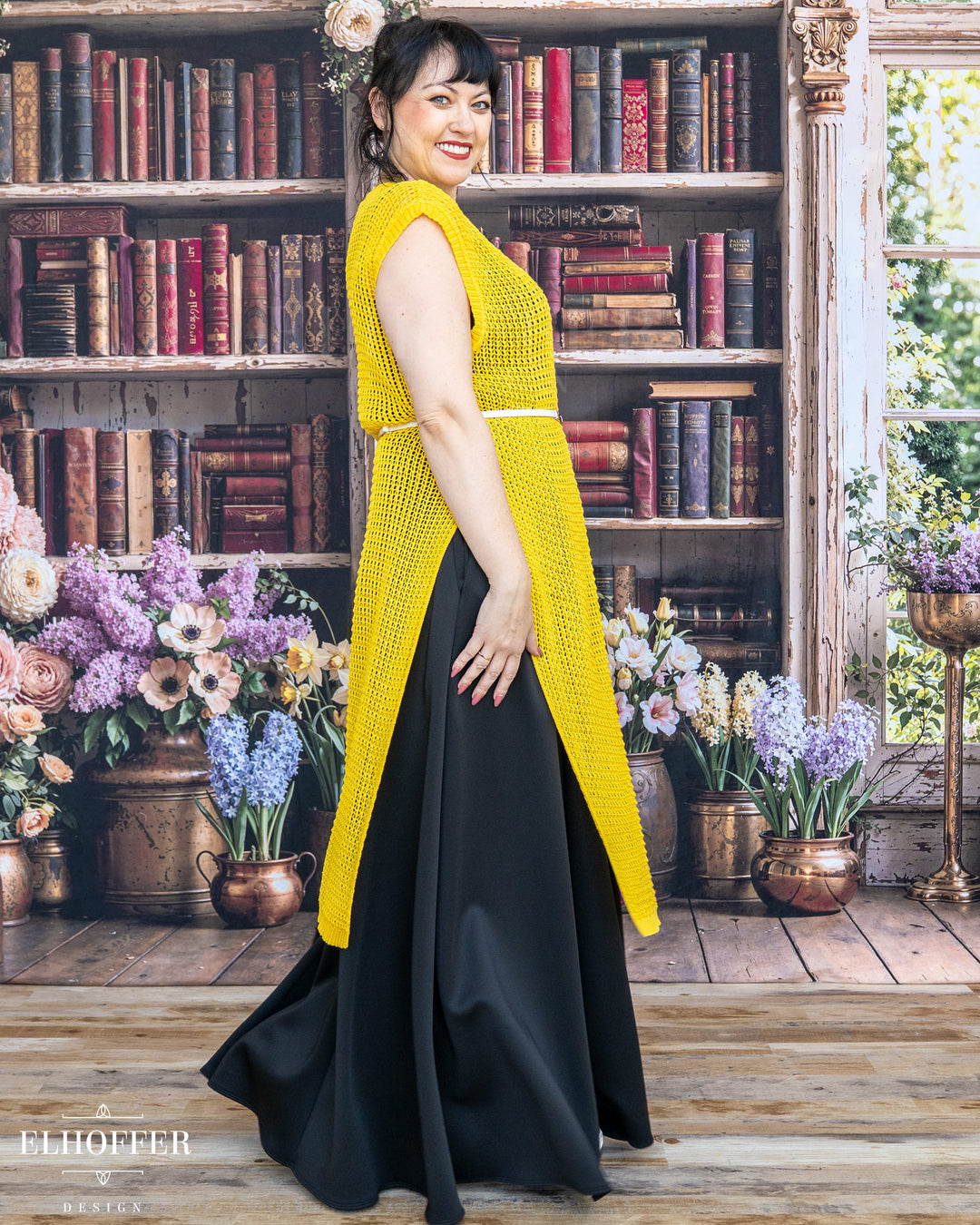 Essential Knight in Knitted Armor Tunic - Summerweight Sunshine Yellow