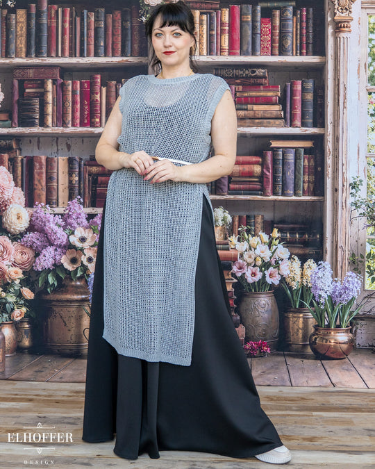 Essential Knight in Knitted Armor Tunic - Summerweight Chainmail Grey