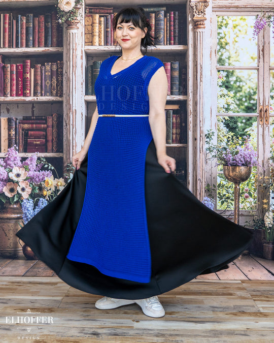 Essential Knight in Knitted Armor Tunic - Summerweight Cobalt