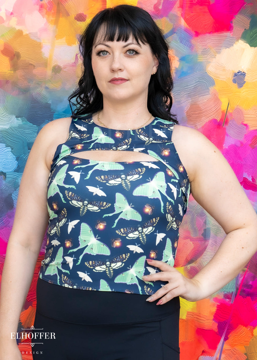 Essential Kara Top - Moth Queen