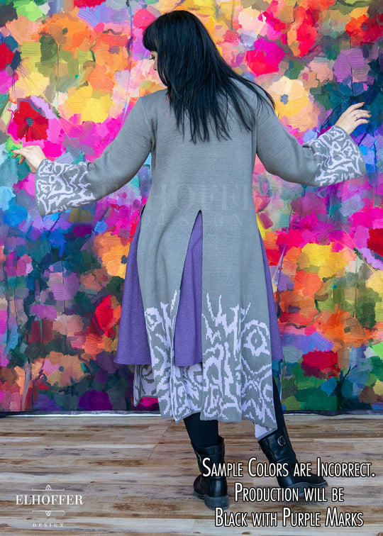 PREORDER - Demon Idol Unisex Duster - Black & Purple