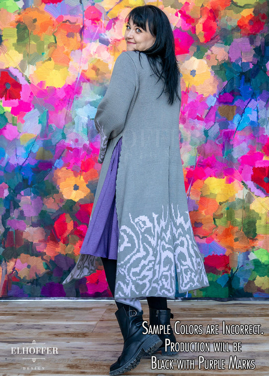 PREORDER - Demon Idol Unisex Duster - Black & Purple